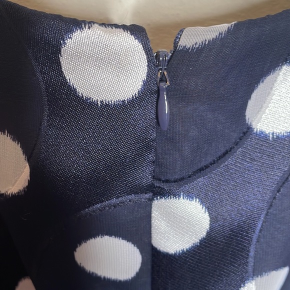 Adrianna Papel Polka Dot design knee length sleeveless knife Pleated dress, 12 - Picture 11 of 11